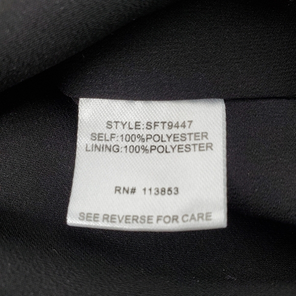 SLEEVELESS BLACK BLOUSE by PIXLEY- WOMENS SIZE LARGE - Picture 7 of 11